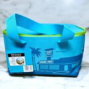 NWT!  ONLY 2 LEFT!  Trader Joe's Trending MINI BLUE insulated cooler bag with a